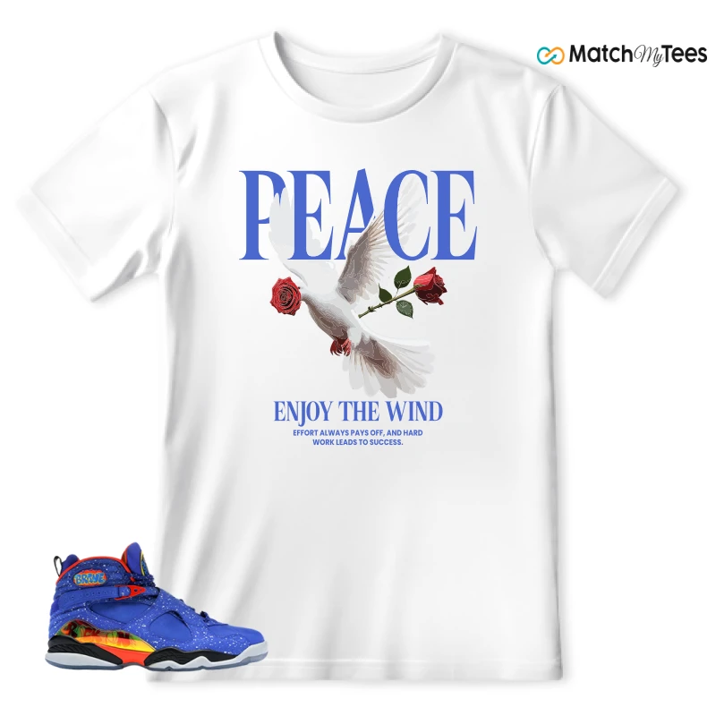 NIKE JORDAN 8 RETRO DOERNBECHER SNEAKER Matching Tees t-shirt