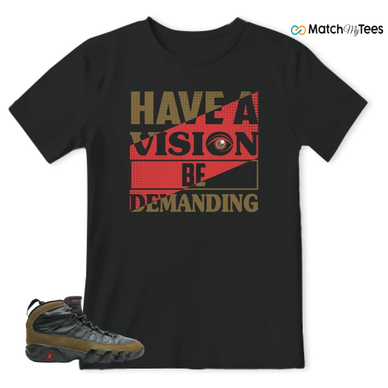 NIKE JORDAN 9 OG OLIVE (1993) SNEAKER Matching Tees t-shirt