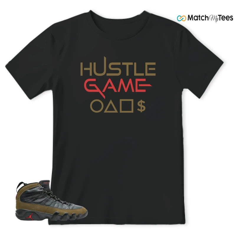 NIKE JORDAN 9 OG OLIVE (1993) SNEAKER Matching Tees t-shirt