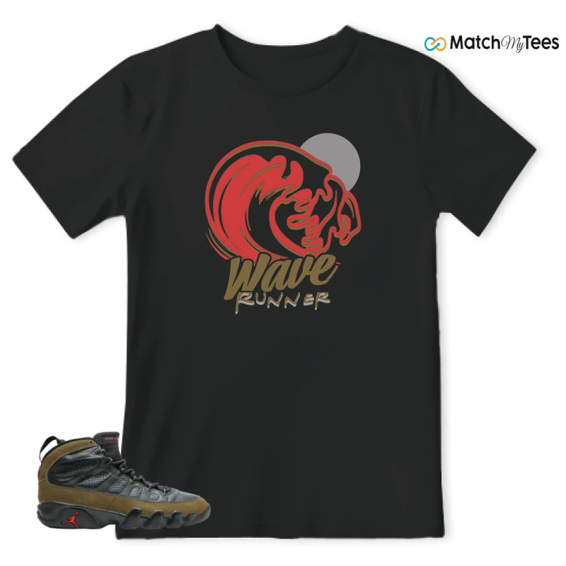 NIKE JORDAN 9 OG OLIVE (1993) SNEAKER Matching Tees t-shirt