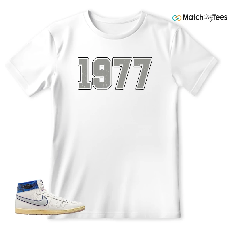 NIKE JORDAN AIR SHIP X AWAKE NY GAME ROYAL SNEAKER Matching Tees t-shirt