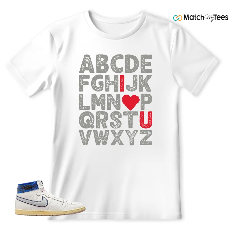 NIKE JORDAN AIR SHIP X AWAKE NY GAME ROYAL SNEAKER Matching Tees t-shirt