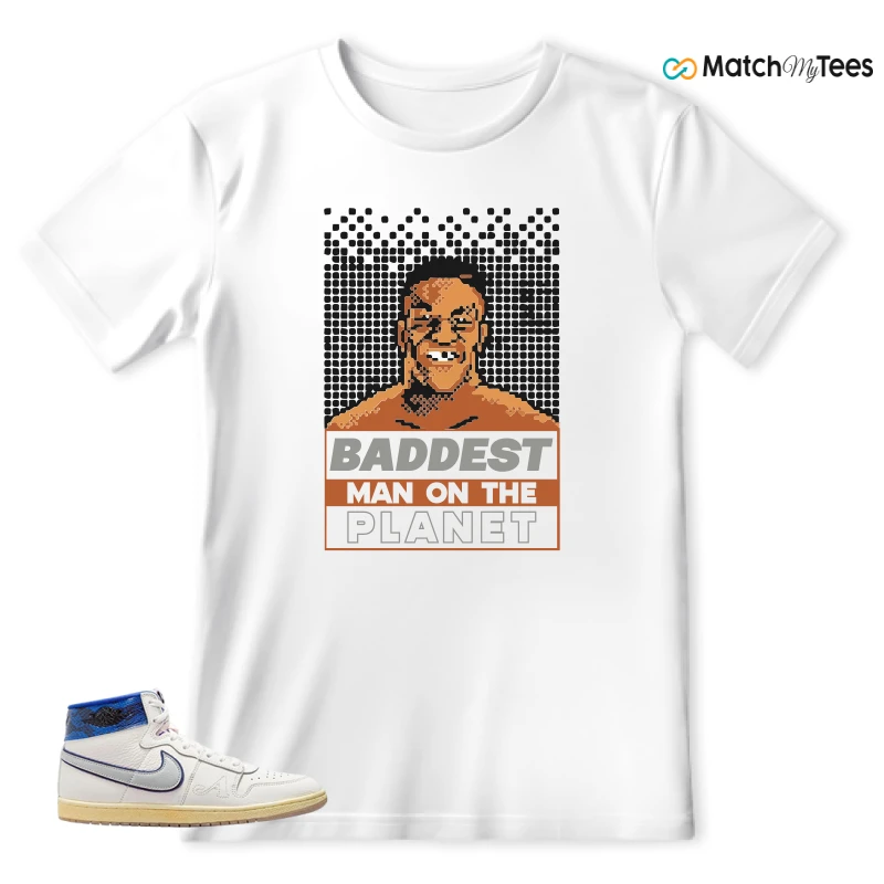 NIKE JORDAN AIR SHIP X AWAKE NY GAME ROYAL SNEAKER Matching Tees T-shirt for Men