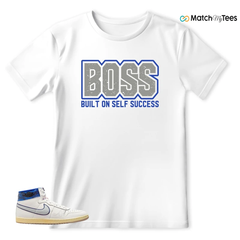 NIKE JORDAN AIR SHIP X AWAKE NY GAME ROYAL SNEAKER Matching Tees t-shirt