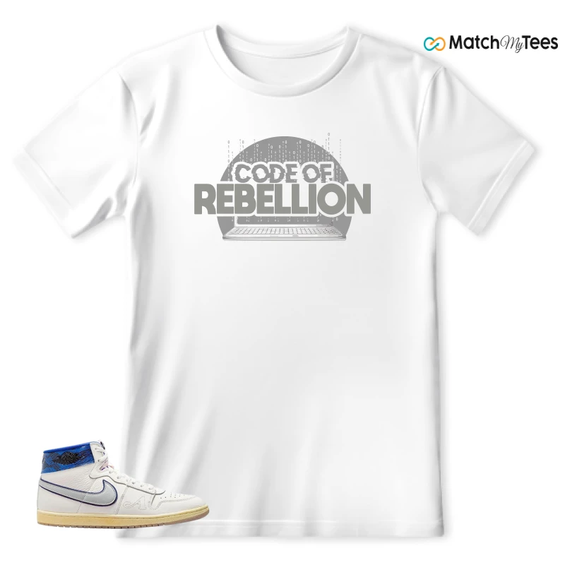 NIKE JORDAN AIR SHIP X AWAKE NY GAME ROYAL SNEAKER Matching Tees t-shirt