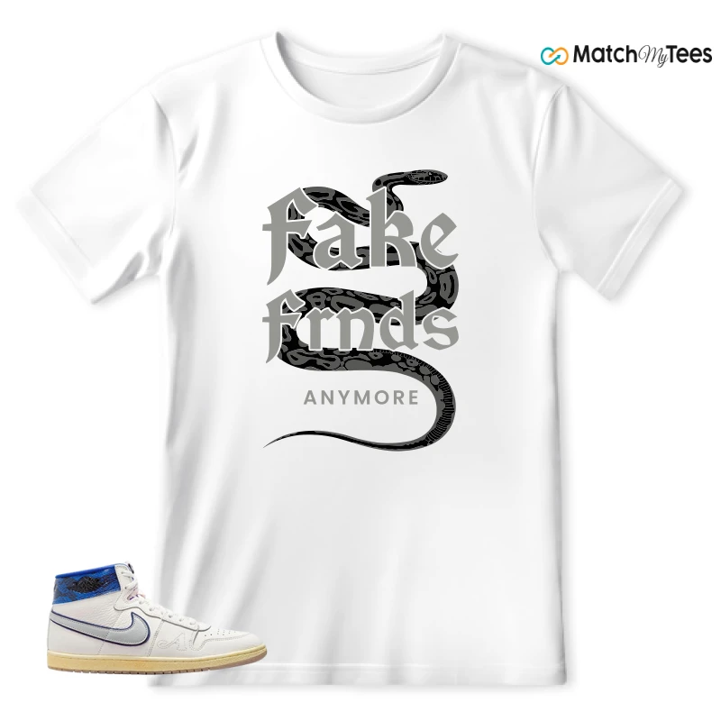 NIKE JORDAN AIR SHIP X AWAKE NY GAME ROYAL SNEAKER Matching Tees t-shirt