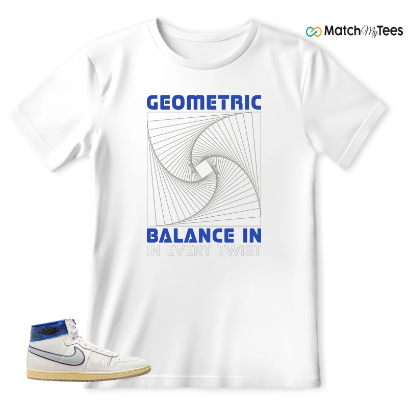 NIKE JORDAN AIR SHIP X AWAKE NY GAME ROYAL SNEAKER Matching Tees T-shirt for Men