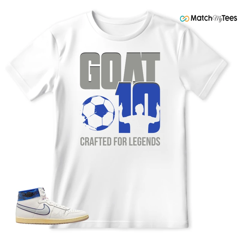 NIKE JORDAN AIR SHIP X AWAKE NY GAME ROYAL SNEAKER Matching Tees t-shirt