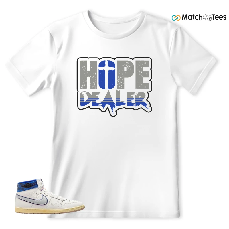 NIKE JORDAN AIR SHIP X AWAKE NY GAME ROYAL SNEAKER Matching Tees t-shirt