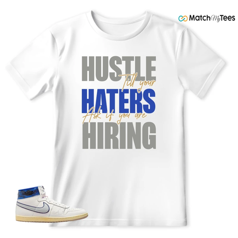 NIKE JORDAN AIR SHIP X AWAKE NY GAME ROYAL SNEAKER Matching Tees t-shirt