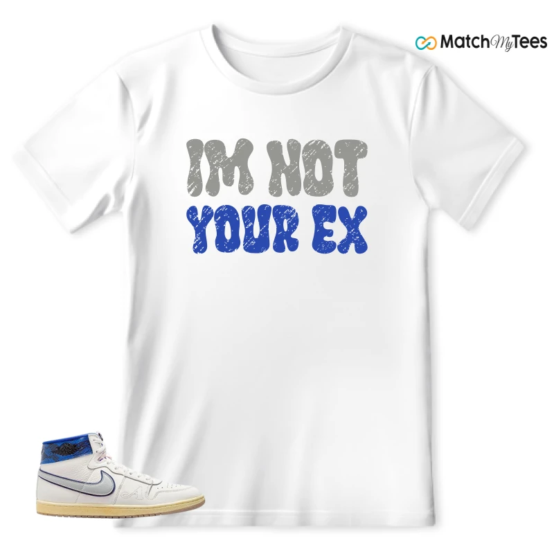 NIKE JORDAN AIR SHIP X AWAKE NY GAME ROYAL SNEAKER Matching Tees t-shirt