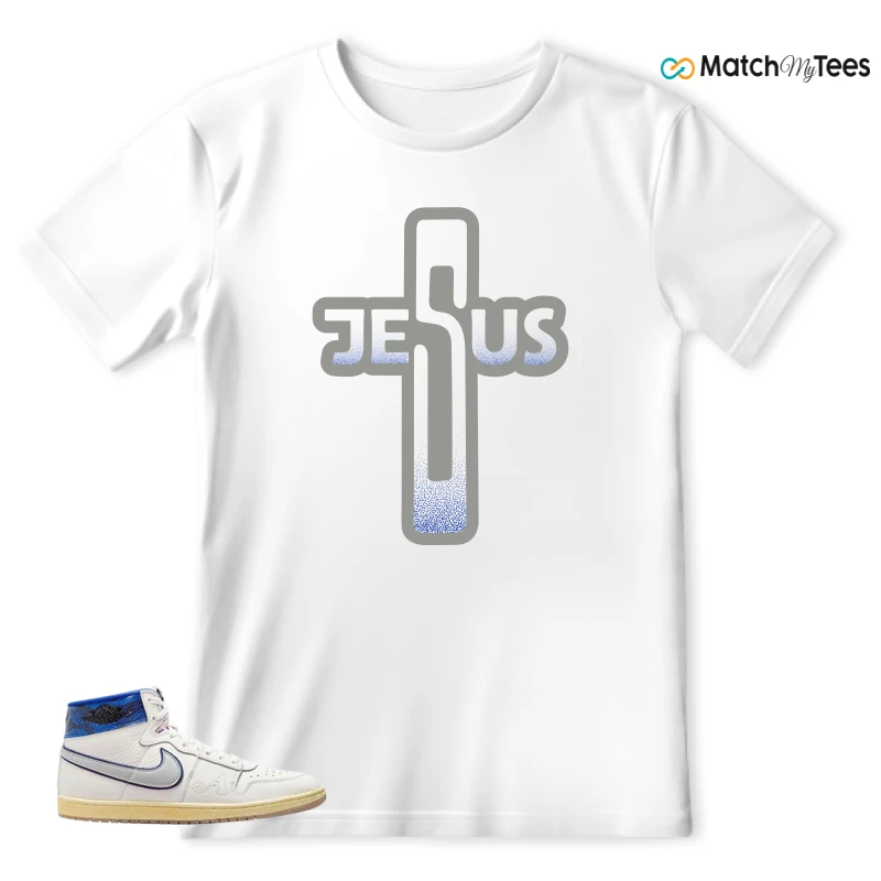 NIKE JORDAN AIR SHIP X AWAKE NY GAME ROYAL SNEAKER Matching Tees t-shirt