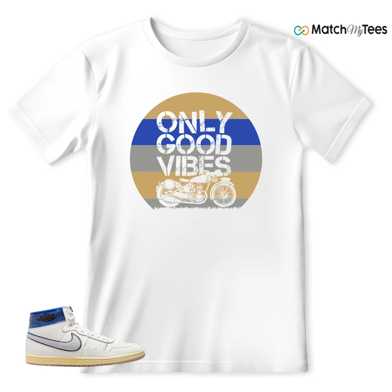 NIKE JORDAN AIR SHIP X AWAKE NY GAME ROYAL SNEAKER Matching Tees t-shirt