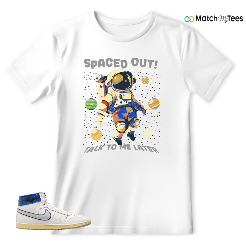 NIKE JORDAN AIR SHIP X AWAKE NY GAME ROYAL SNEAKER Matching Tees t-shirt