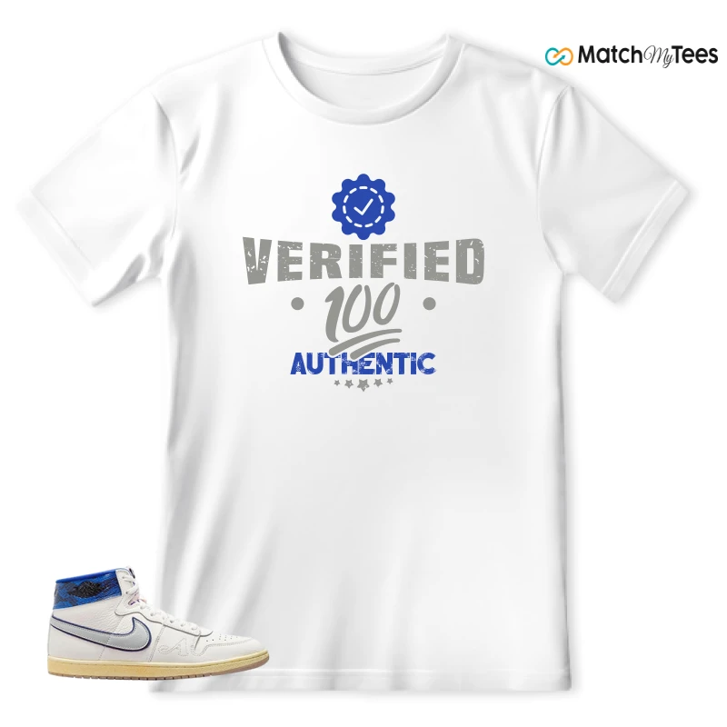 NIKE JORDAN AIR SHIP X AWAKE NY GAME ROYAL SNEAKER Matching Tees t-shirt