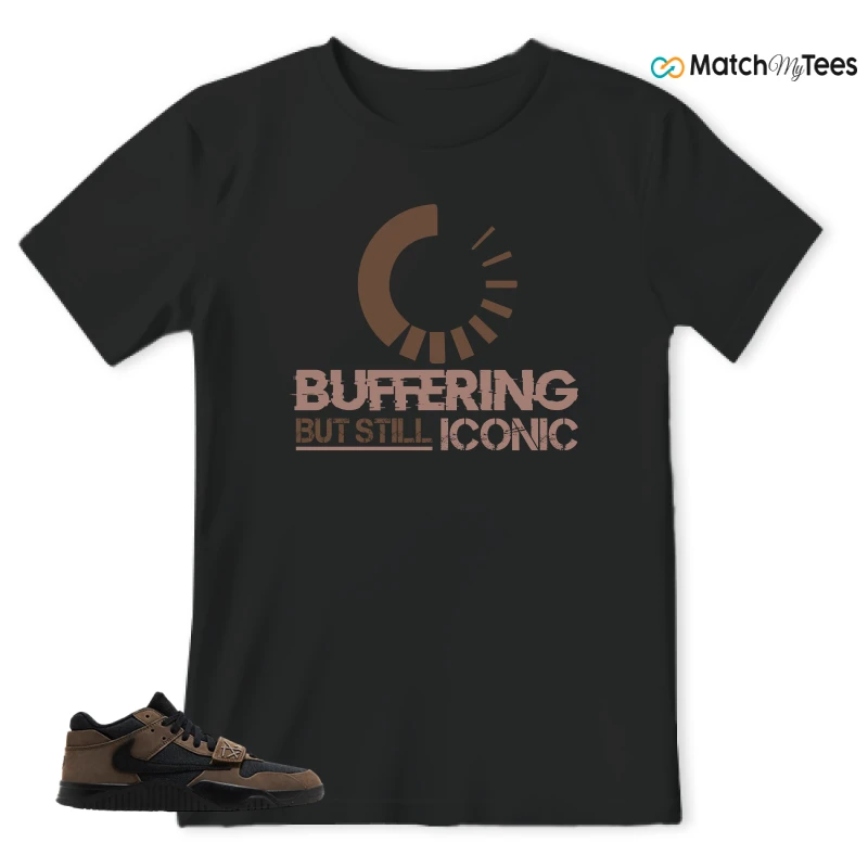 NIKE JORDAN JUMPMAN JACK TRAVIS SCOTT DARK MOCHA SNEAKER Matching Tees t-shirt
