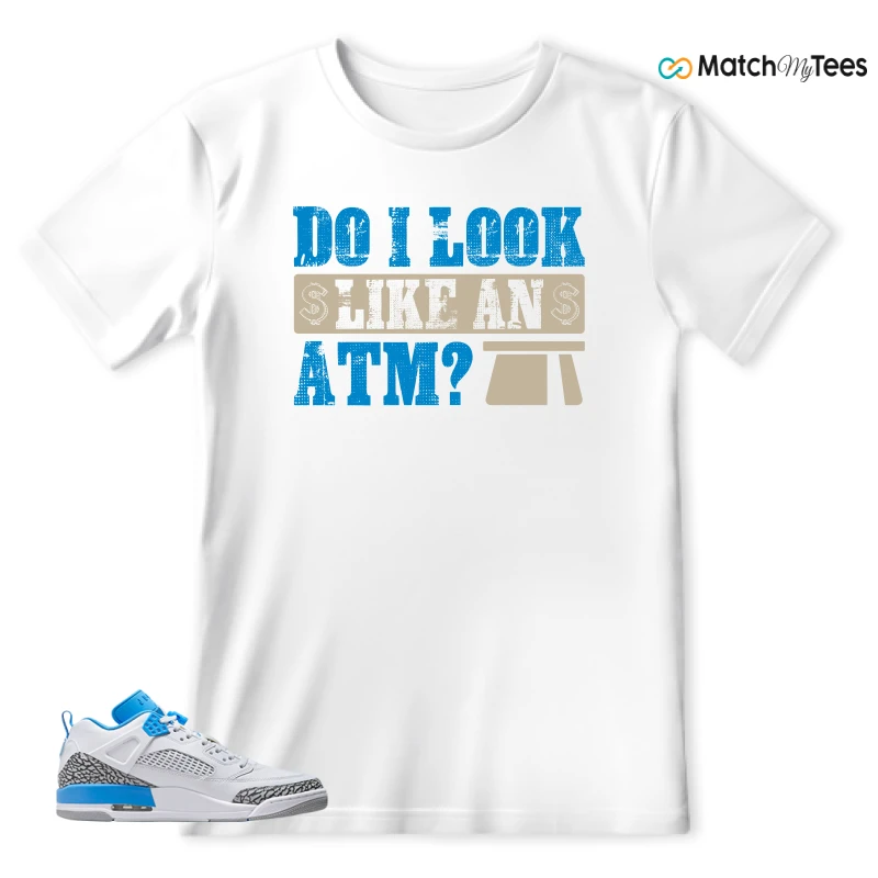 NIKE JORDAN SPIZIKE LOW UNC SNEAKER Matching Tees t-shirt