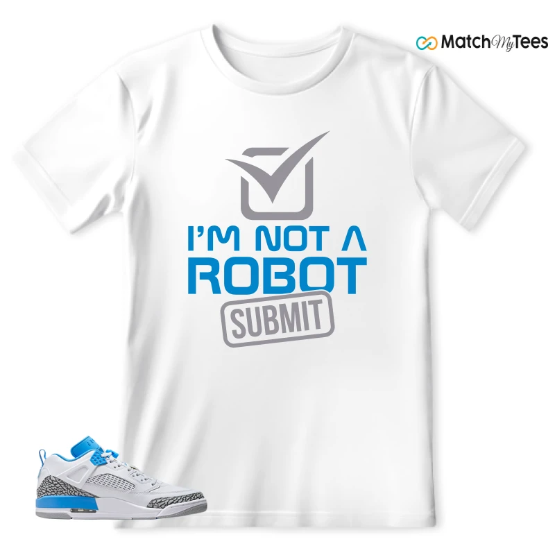 NIKE JORDAN SPIZIKE LOW UNC SNEAKER Matching Tees t-shirt