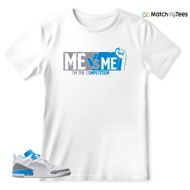NIKE JORDAN SPIZIKE LOW UNC SNEAKER Matching Tees t-shirt