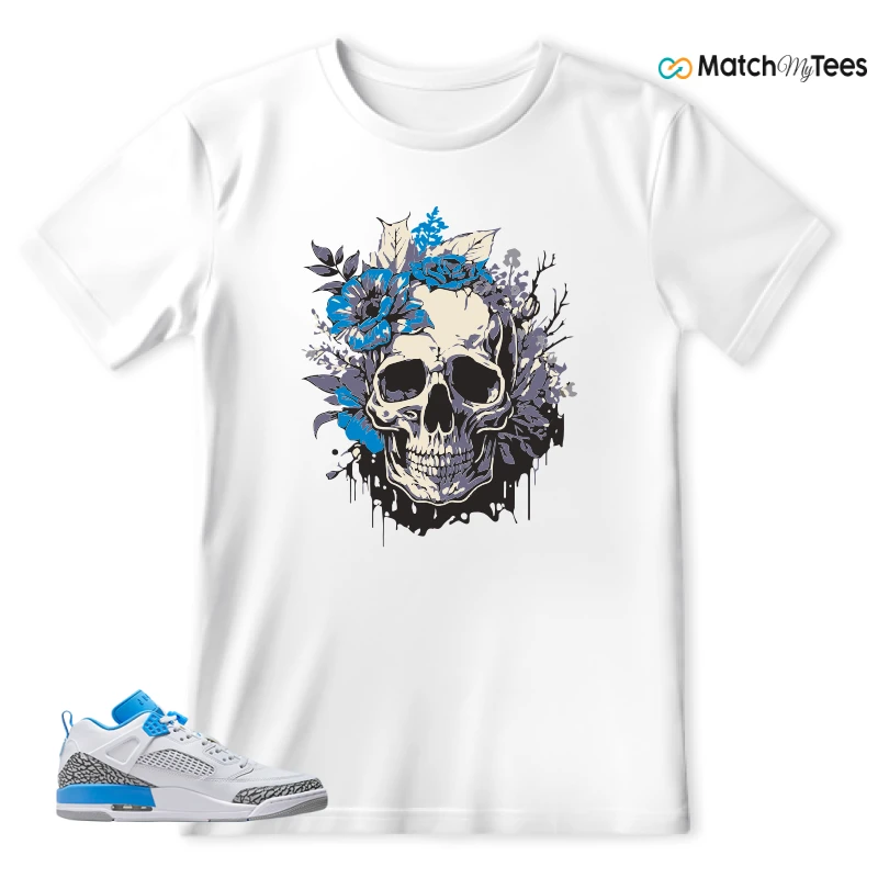 NIKE JORDAN SPIZIKE LOW UNC SNEAKER Matching Tees t-shirt