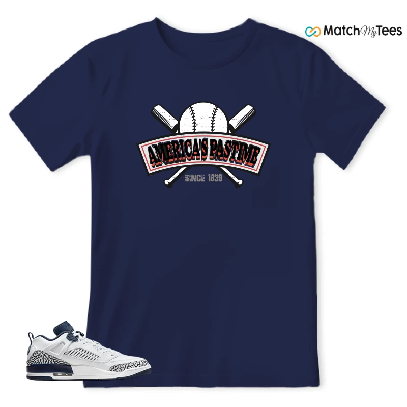 NIKE JORDAN SPIZIKE LOW WHITE OBSIDIAN SNEAKER Matching Tees t-shirt