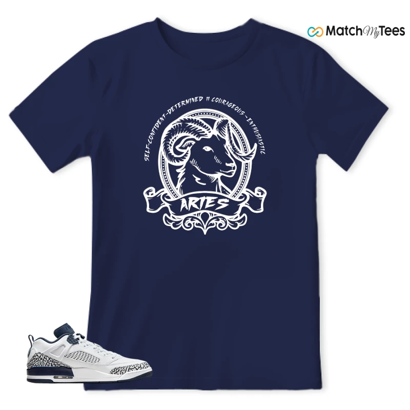 NIKE JORDAN SPIZIKE LOW WHITE OBSIDIAN SNEAKER Matching Tees t-shirt