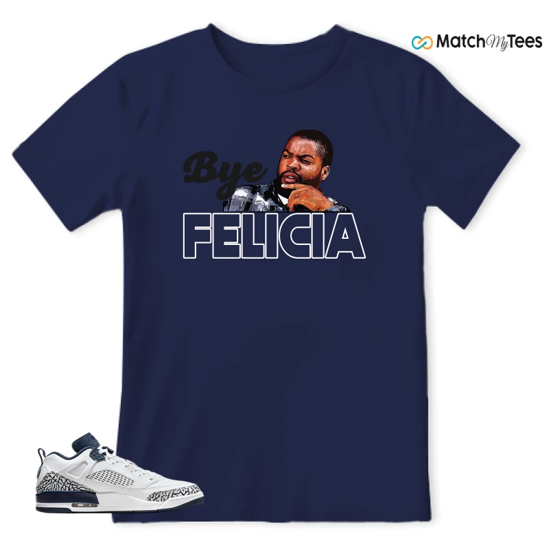 NIKE JORDAN SPIZIKE LOW WHITE OBSIDIAN SNEAKER Matching Tees t-shirt