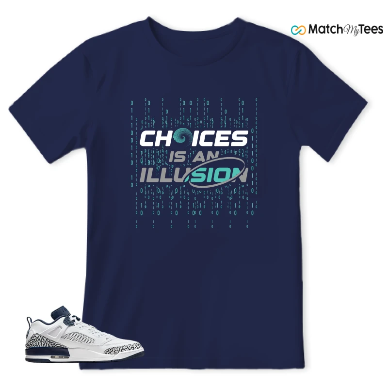 NIKE JORDAN SPIZIKE LOW WHITE OBSIDIAN SNEAKER Matching Tees t-shirt