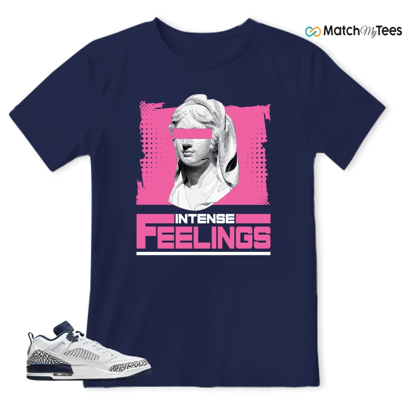 NIKE JORDAN SPIZIKE LOW WHITE OBSIDIAN SNEAKER Matching Tees t-shirt