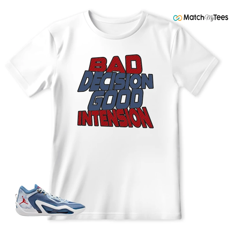 NIKE JORDAN TATUM 1 DENIM SNEAKER Matching Tees t-shirt