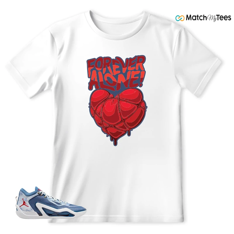 NIKE JORDAN TATUM 1 DENIM SNEAKER Matching Tees t-shirt