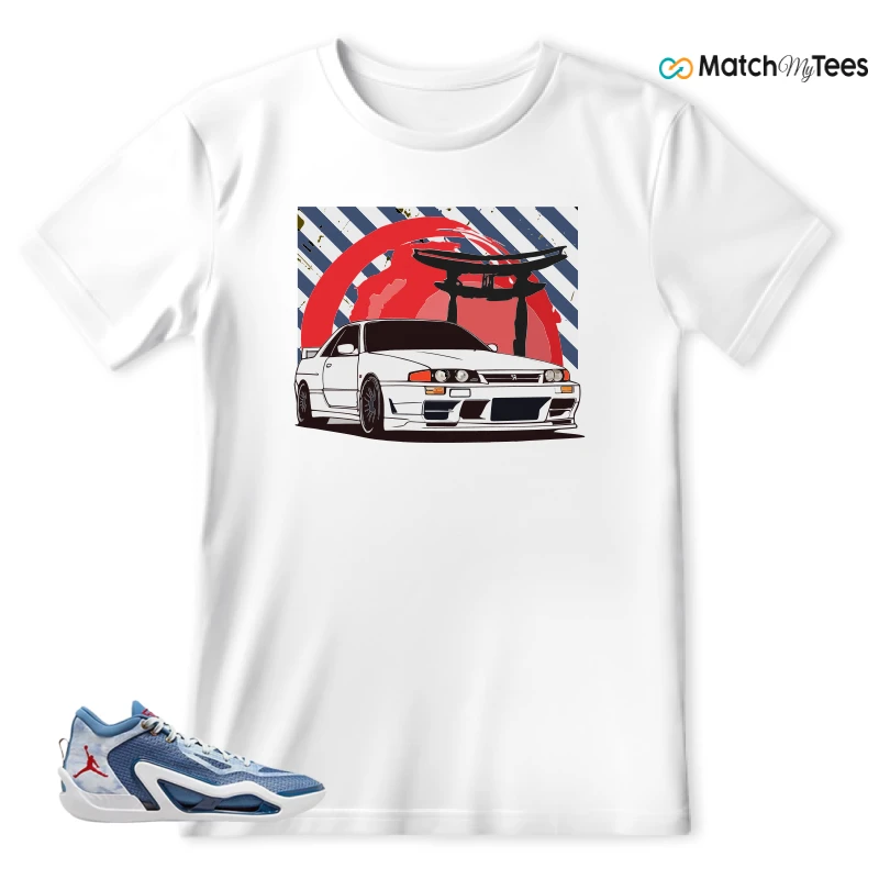 NIKE JORDAN TATUM 1 DENIM SNEAKER Matching Tees t-shirt