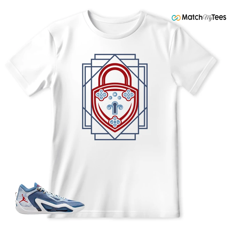 NIKE JORDAN TATUM 1 DENIM SNEAKER Matching Tees t-shirt