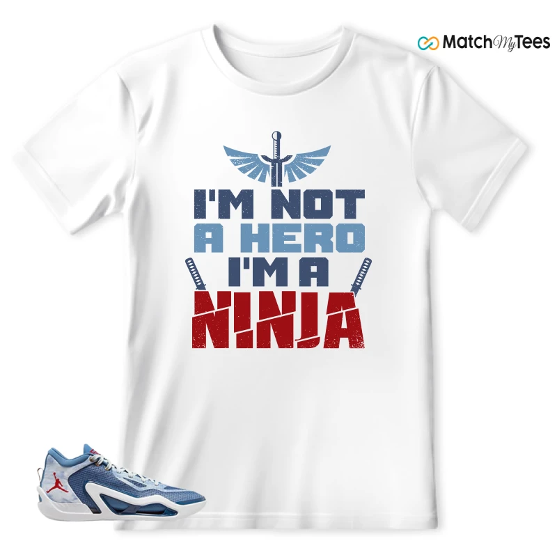 NIKE JORDAN TATUM 1 DENIM SNEAKER Matching Tees t-shirt