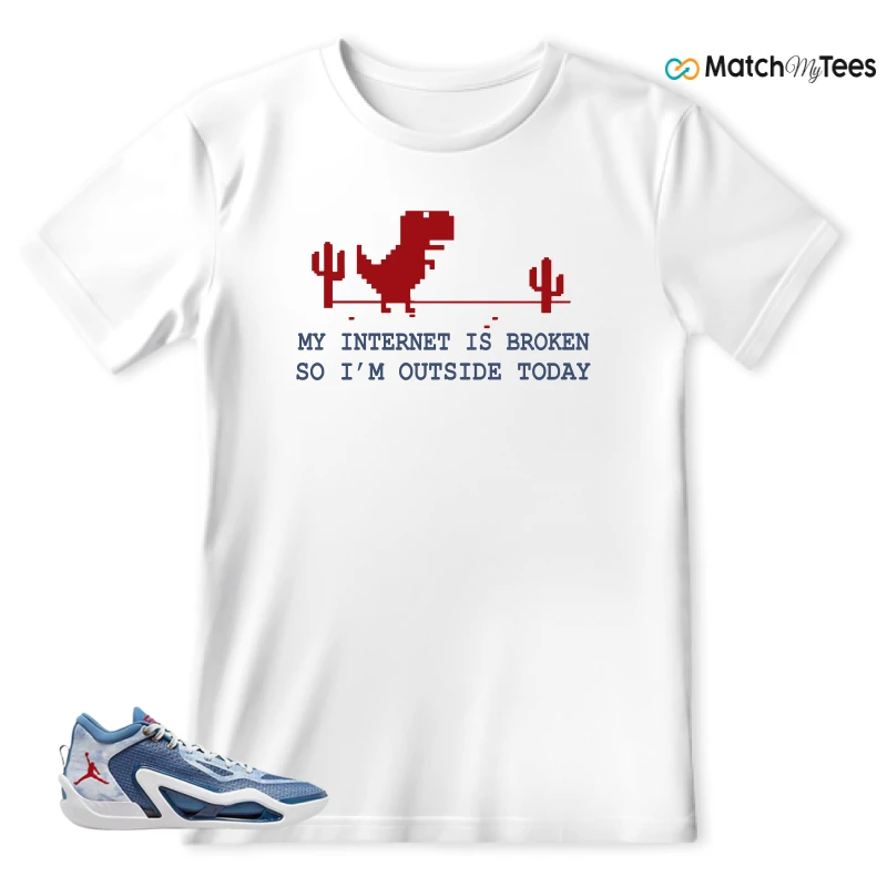 NIKE JORDAN TATUM 1 DENIM SNEAKER Matching Tees t-shirt
