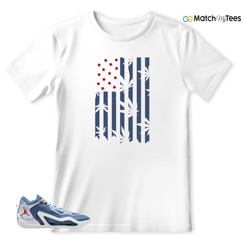 NIKE JORDAN TATUM 1 DENIM SNEAKER Matching Tees t-shirt
