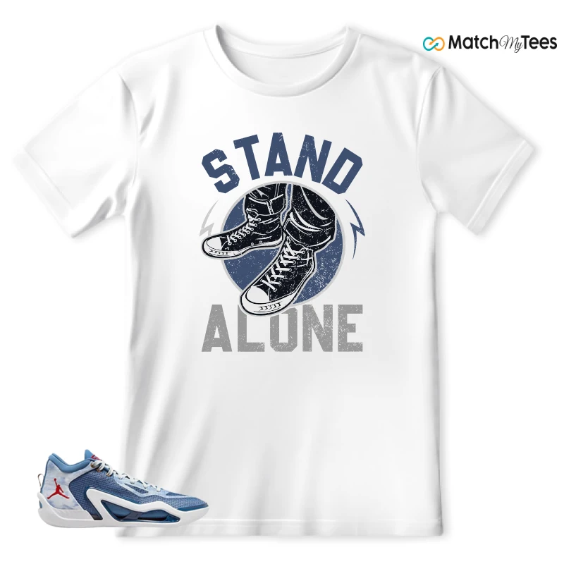 NIKE JORDAN TATUM 1 DENIM SNEAKER Matching Tees t-shirt