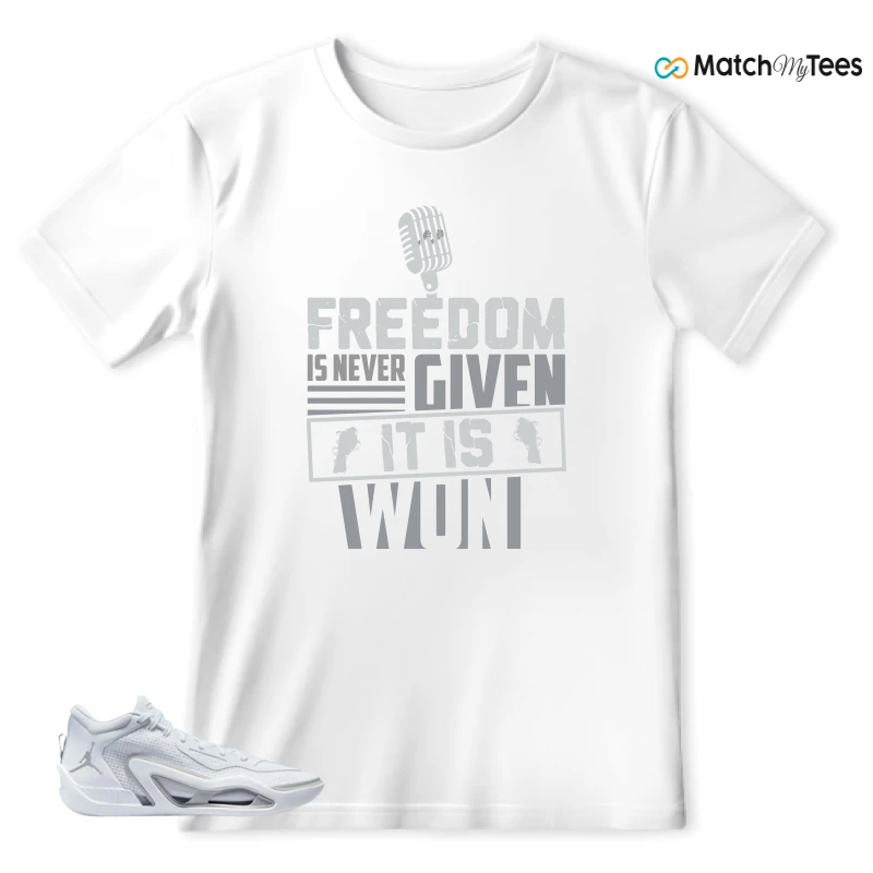NIKE JORDAN TATUM 1 PURE MONEY SNEAKER Matching Tees t-shirt
