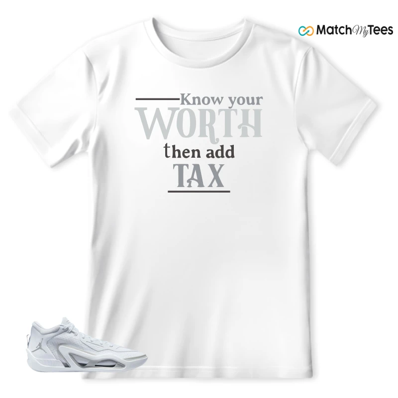 NIKE JORDAN TATUM 1 PURE MONEY SNEAKER Matching Tees t-shirt