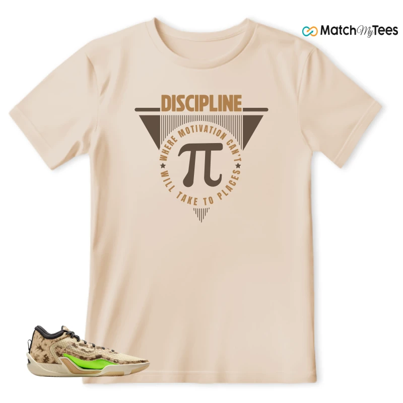 NIKE JORDAN TATUM 1 TUNNEL WALK TAN BLACK SAIL VOLT SNEAKER Matching Tees t-shirt