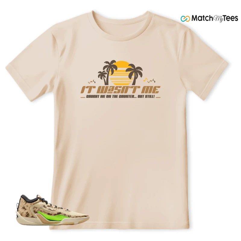 NIKE JORDAN TATUM 1 TUNNEL WALK TAN BLACK SAIL VOLT SNEAKER Matching Tees t-shirt