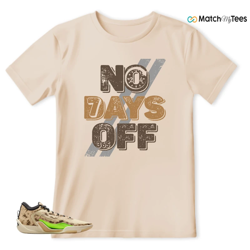 NIKE JORDAN TATUM 1 TUNNEL WALK TAN BLACK SAIL VOLT SNEAKER Matching Tees t-shirt