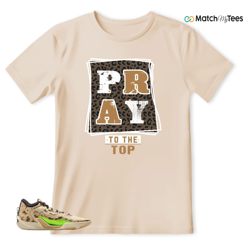 NIKE JORDAN TATUM 1 TUNNEL WALK TAN BLACK SAIL VOLT SNEAKER Matching Tees t-shirt