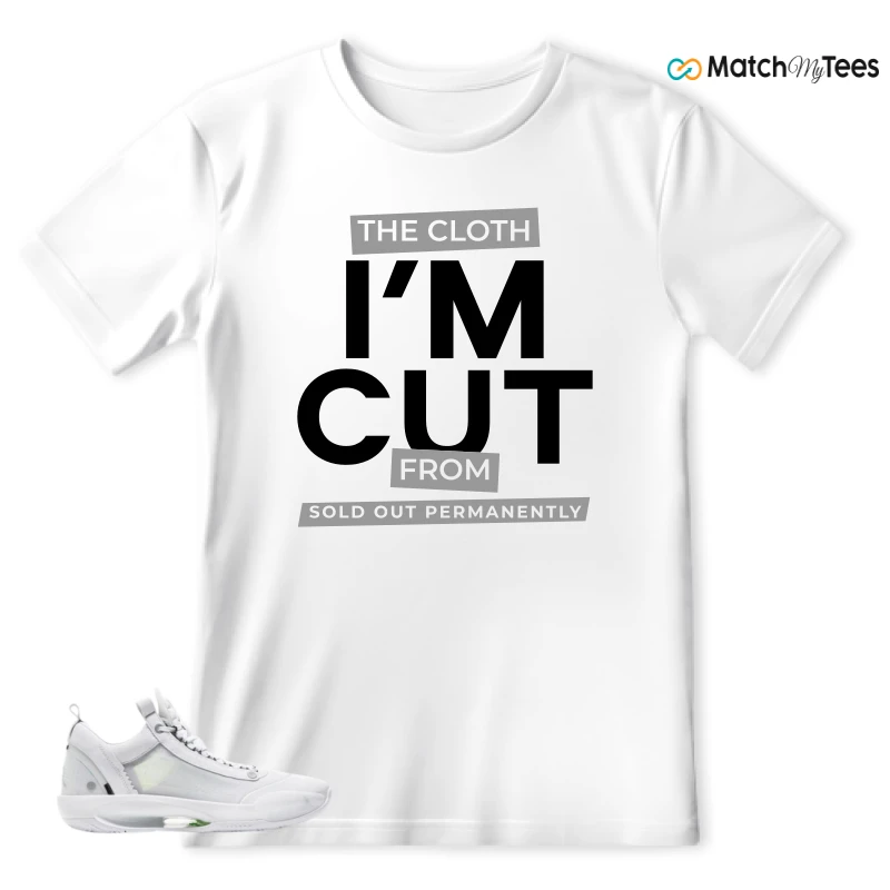 I'm Cut White matching T-shirt T-shirt