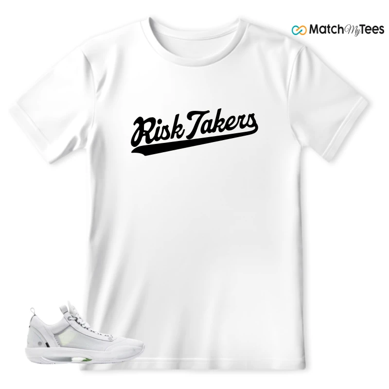 Risk Takers White matching T-shirt T-shirt