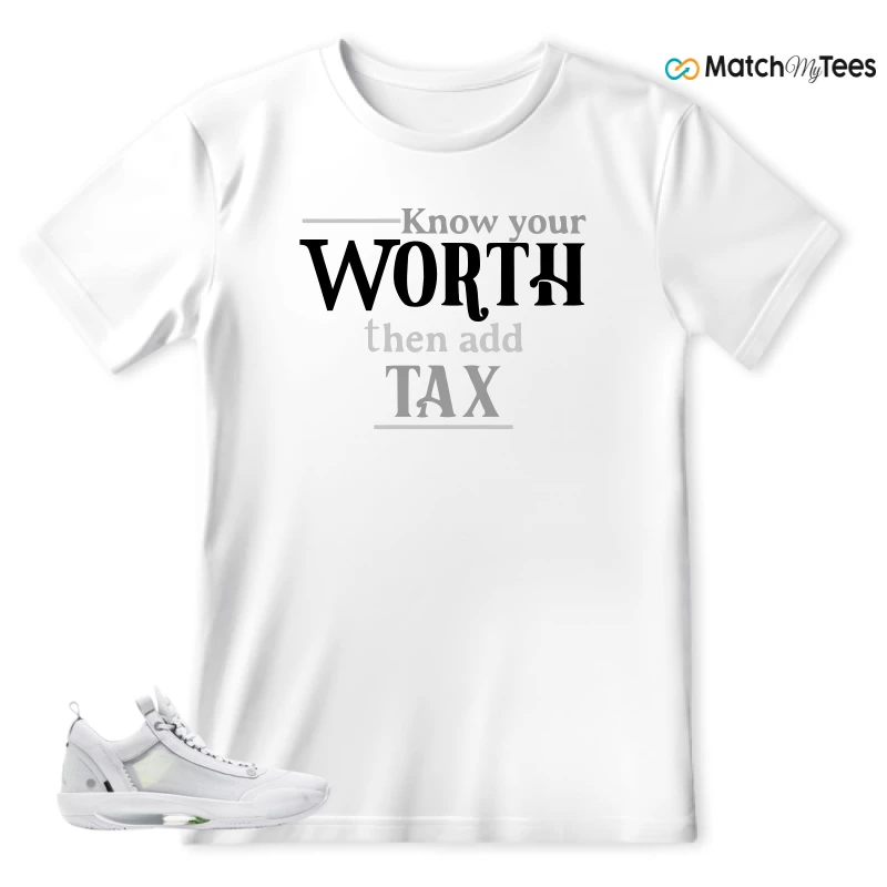 Worth White matching T-shirt T-shirt