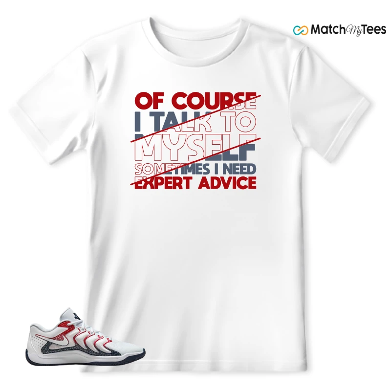 NIKE KD 17 USA WHITE UNIVERSITY RED OBSIDIAN SNEAKER Matching Tees t-shirt