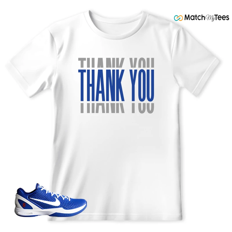 NIKE KOBE 6 PROTRO DODGERS SNEAKER Matching Tees t-shirt