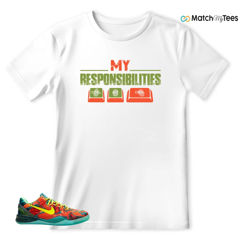 NIKE KOBE 8 PROTRO WHAT THE (2025) SNEAKER Matching Tees t-shirt