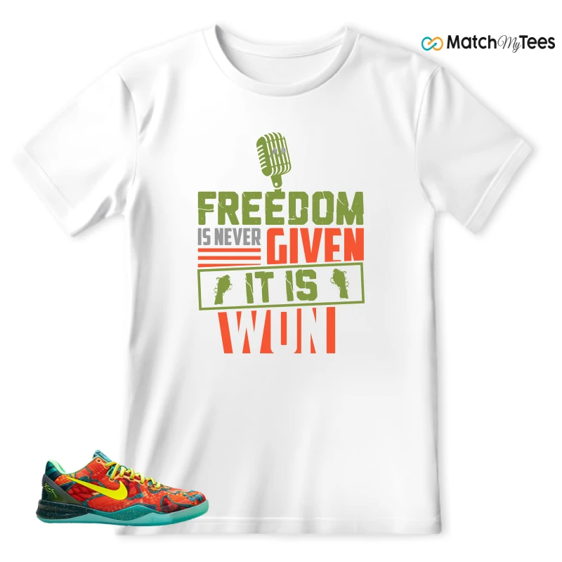 NIKE KOBE 8 PROTRO WHAT THE (2025) SNEAKER Matching Tees t-shirt
